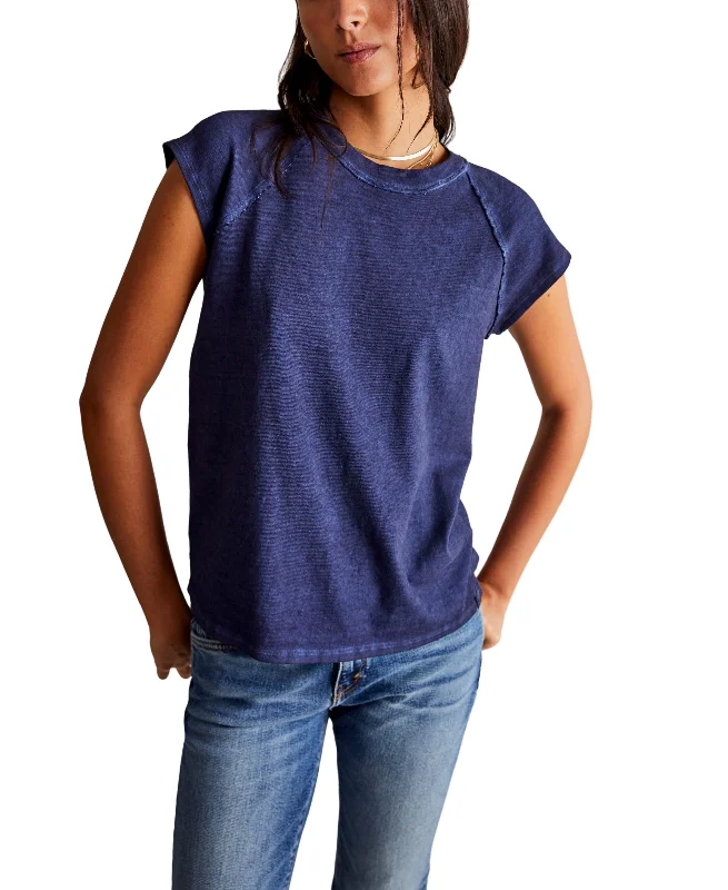 Riley Tee in Peacoat Sophisticated Women's Tailored
