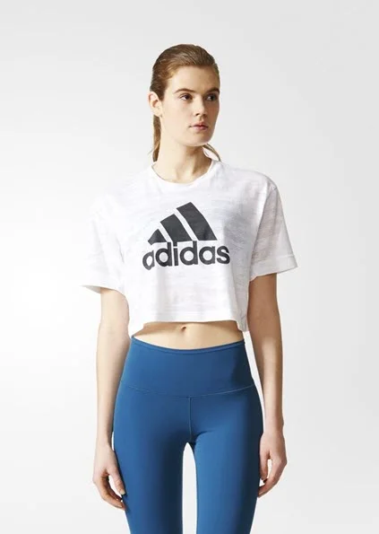 Adidas Aeroknit Crop Tee BQ5788 White