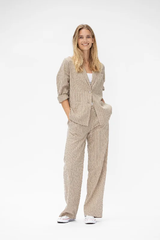 Annelise Blazer - Dark Khaki/Kit Sleek Women's Metallic