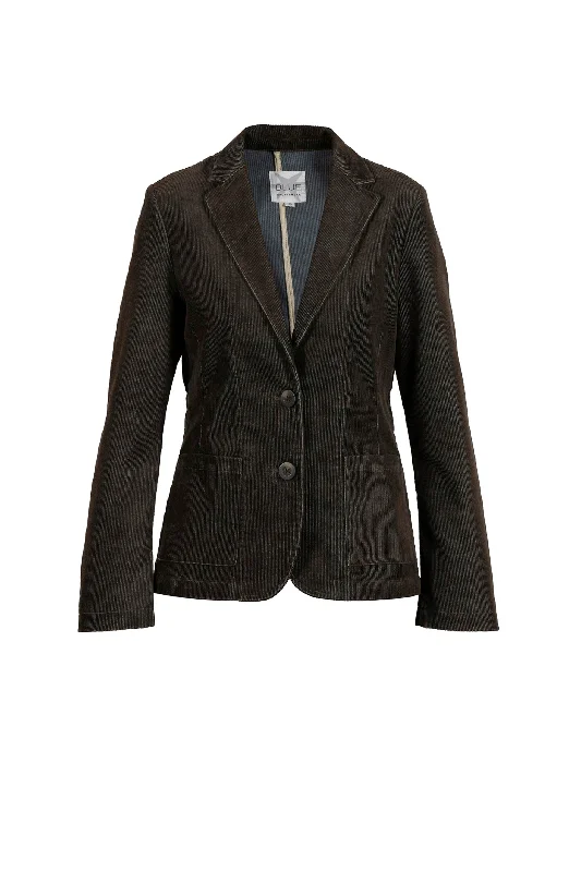 Catinka Stretch Blazer - Dusty Brown Trendy Women's Oversized
