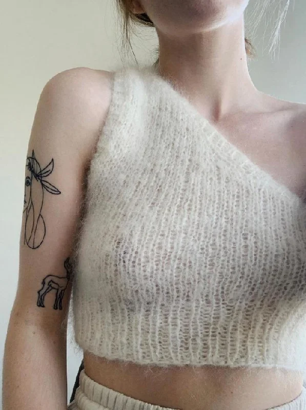 Jane Top by Spektakelstrik, silk mohair knitting kit Women