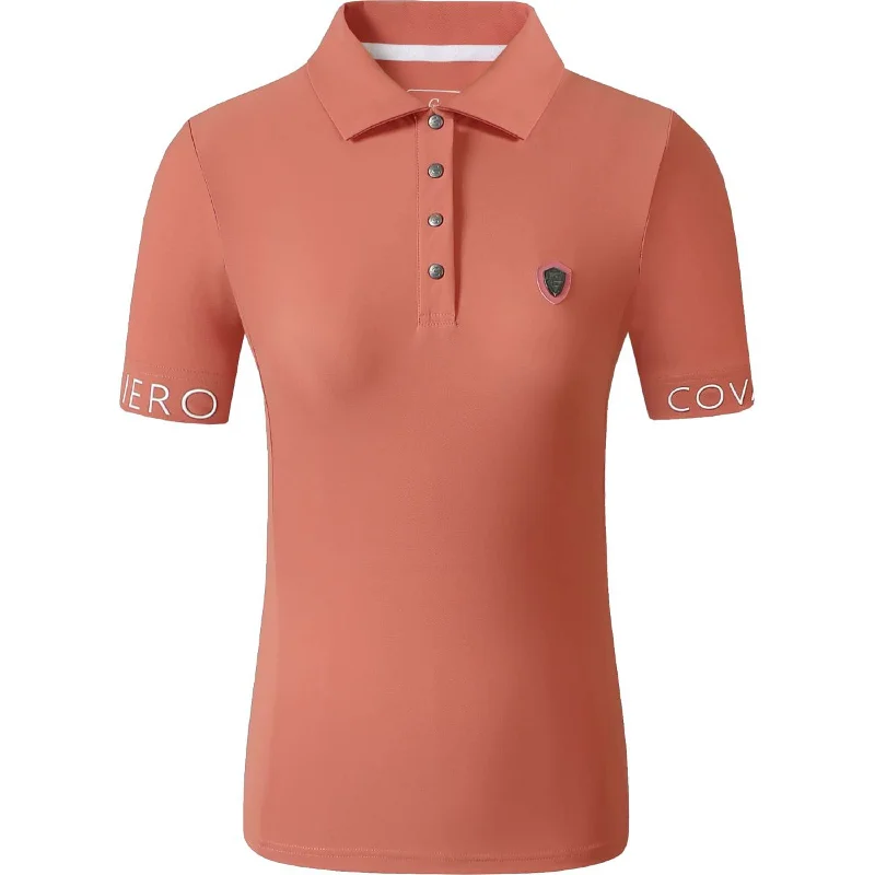 Covalliero Polo SS25 Corail Dapper Women's Bow - adorned