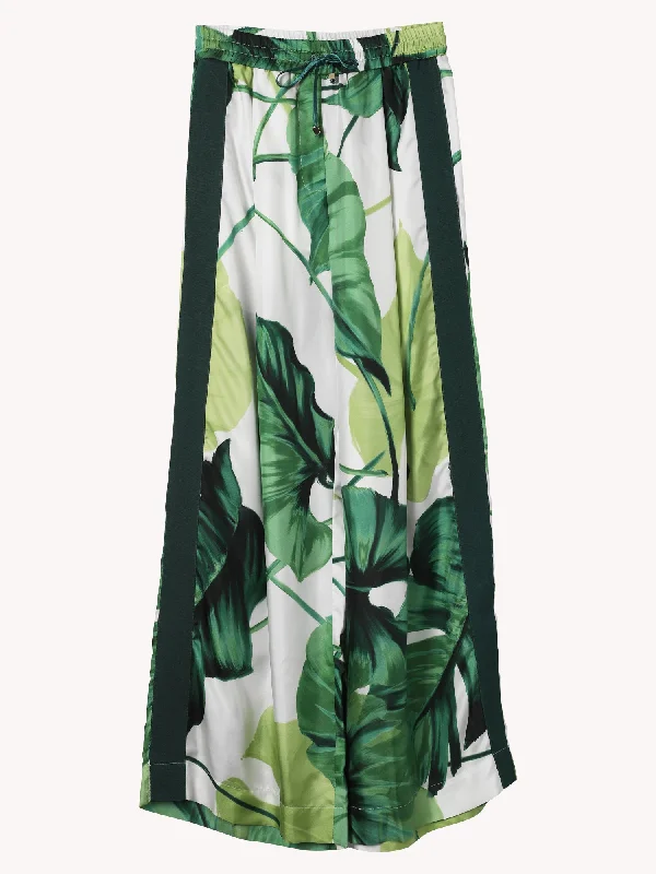 WIDE SUIT PANTS Stylish Women's Tropical 