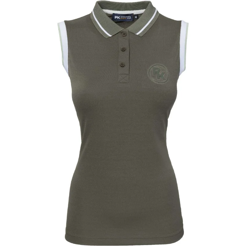 PK International Polo Treffer Sans Manche Rifle Green Disco