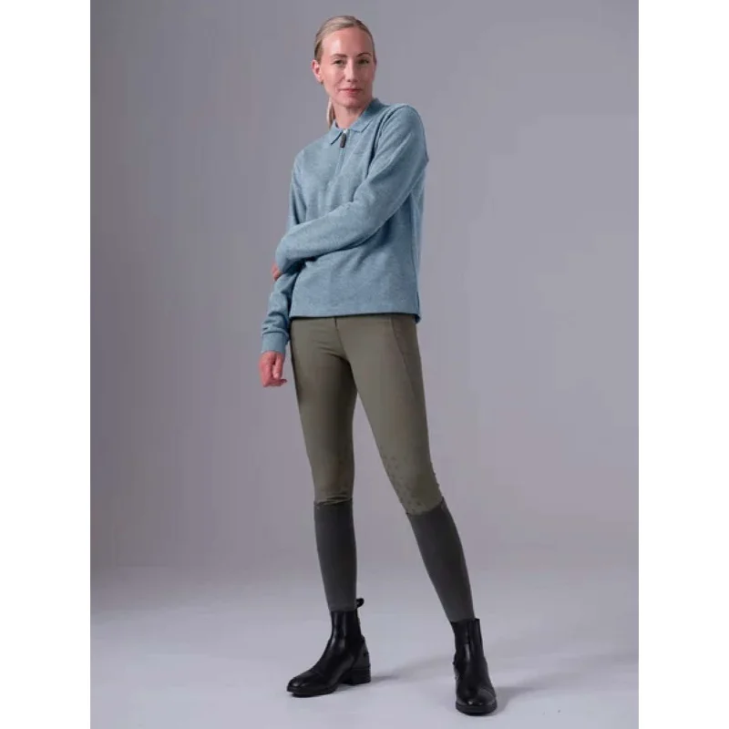 PS of Sweden Polo Olivia Bleu Mélangé Elegant Women's Formal 