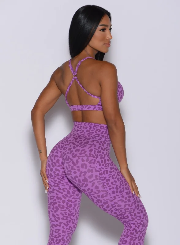 Pumped Sports Bra Artistic Women's Hand - painted