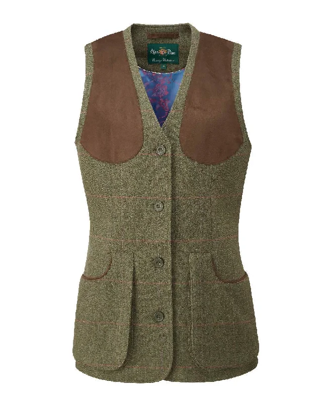 Alan Paine Combrook Ladies Tweed Shooting Waistcoat Youthful Women's Anime - inspired Alan Paine Combrook Ladies Tweed Shooting Waistcoat Youthful Women's Anime - inspired
