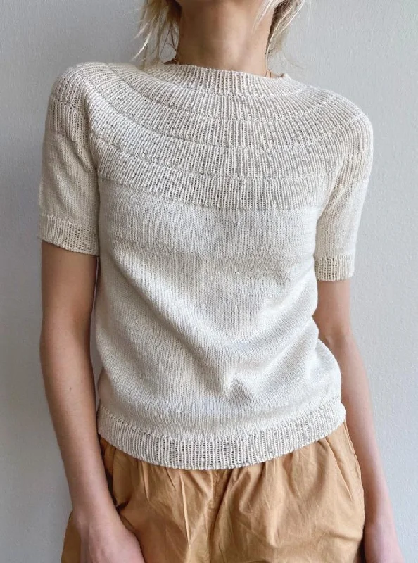 Anker Tee by PetiteKnit, No 21 yarn kit (ex pattern) Classic Women's Tweed