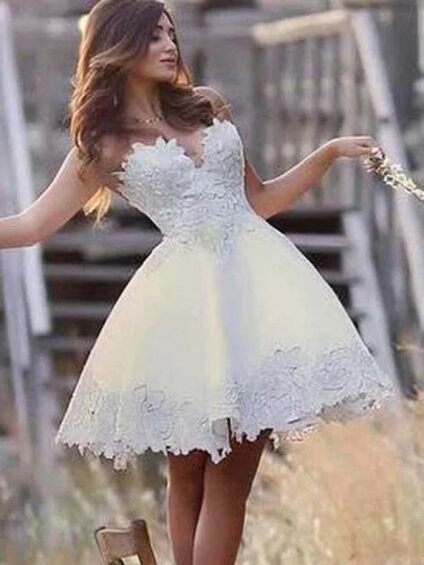 Super Cute Lace A-Line Wedding Dresses 24364734 Cool Women's Skate