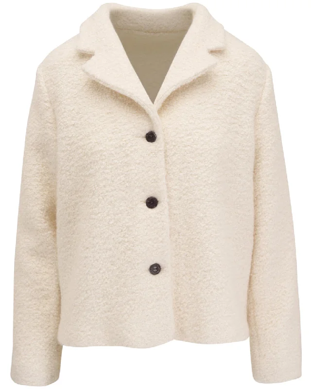 Snow Boucle Book Jacket Refined Women's Classic 