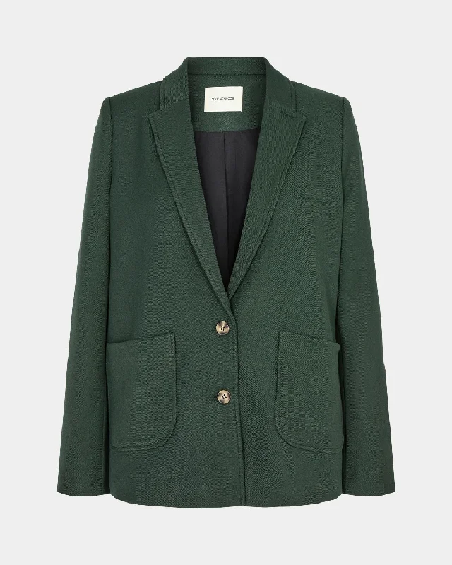 GILYSW BLAZER - Green Unique Women's Upcycled