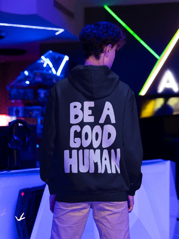 Be a good human- Nomad- Jimin (Double Sided Print):  BTS- Winter Hoodie Dapper Women's 1920S