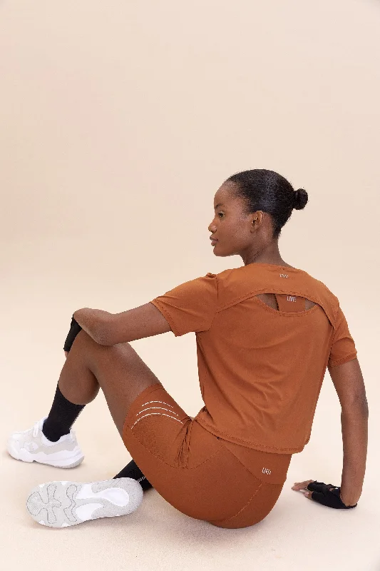 Cut Out Broad T-shirt Laid - back Women's Vibe