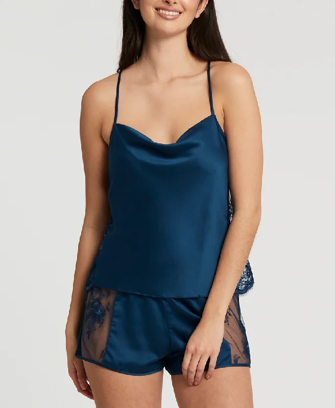 Rya Sleepwear Darling Celestial Blue Cami and Tap Short Set 379 Youthful Women's Pop