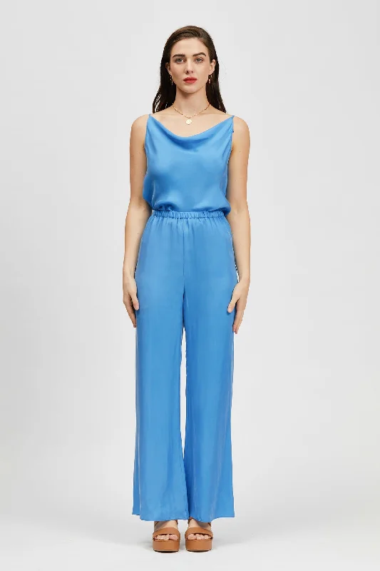 Paz Pant Blue Classic Women's Tweed