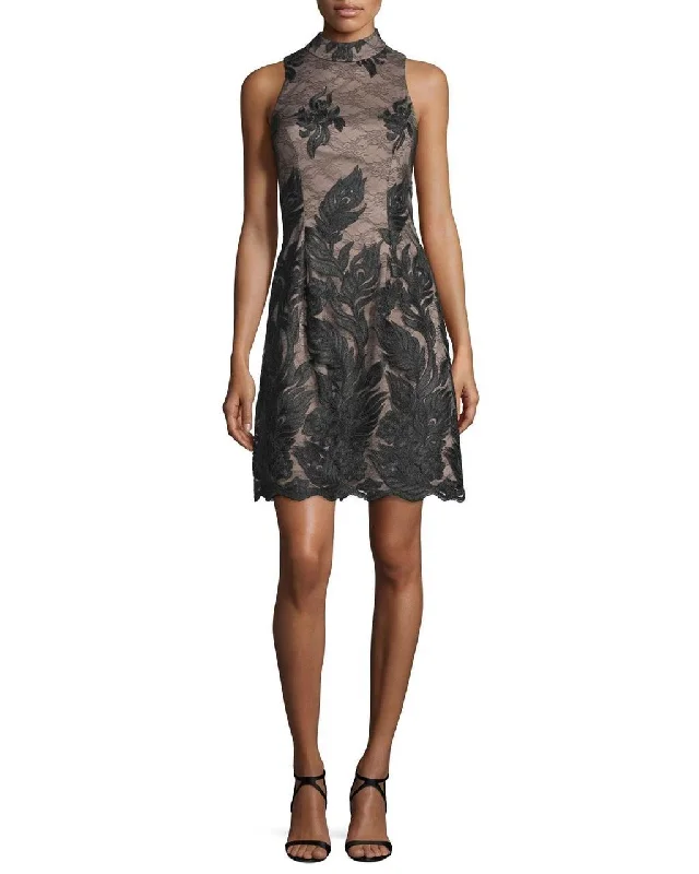 Aidan Mattox - High Neck Cocktail Dress 54472310 Laid - back Women's Style