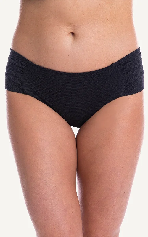 Active Luxe Ruched Brief Classic Women's Pin - striped