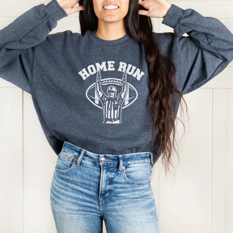 Homerun Hilarious Football Sweatshirt - Super Soft Gildan Hoodie or Crewneck *UNISEX FIT* Sleek Women's Homerun Hilarious Football Sweatshirt - Super Soft Gildan Hoodie or Crewneck *UNISEX FIT* Sleek Women's