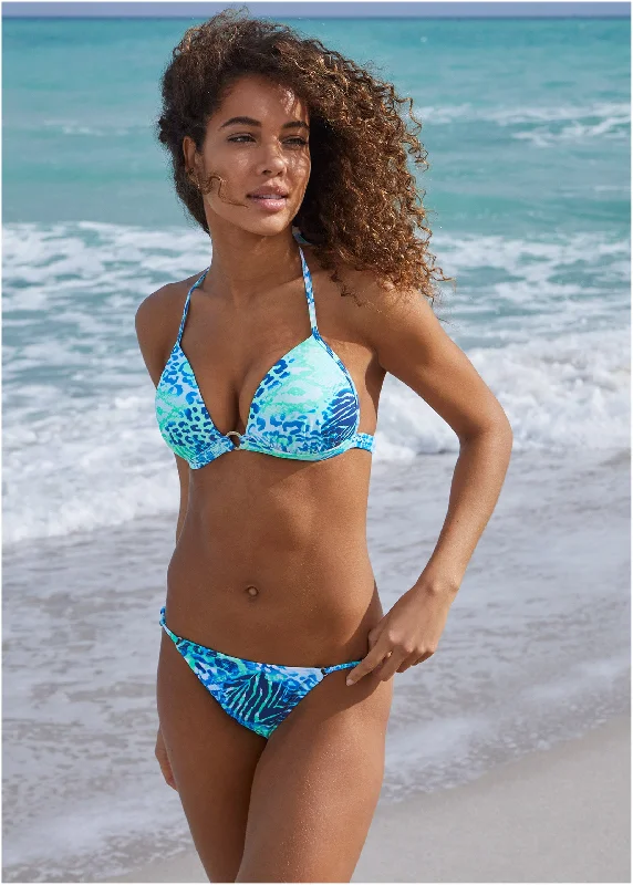 Santa Cruz Bikini Top - Jungle Tides Feminine Women's Style 