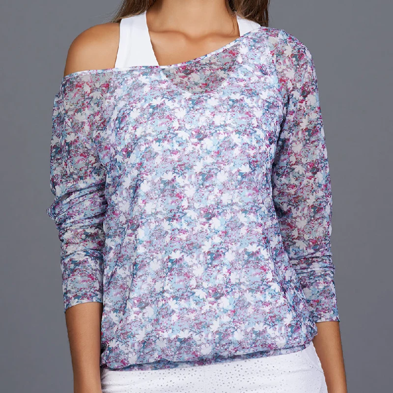 Shabby Chic Sheer Pullover Top Contemporary 