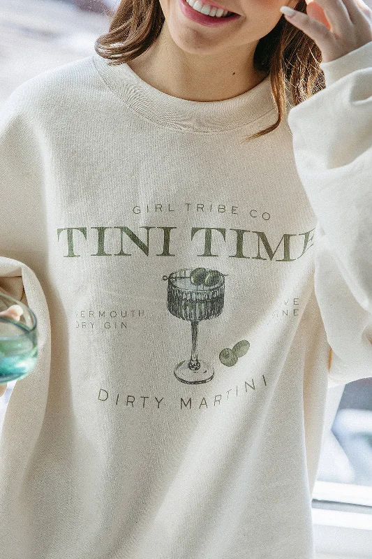 Dirty Martini Sweatshirt In Ivory