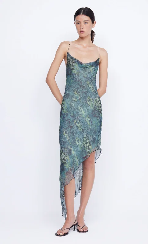 MERISOL SLIP DRESS - NOUVEAU BLEUE Sporty Women's Athleisure 
