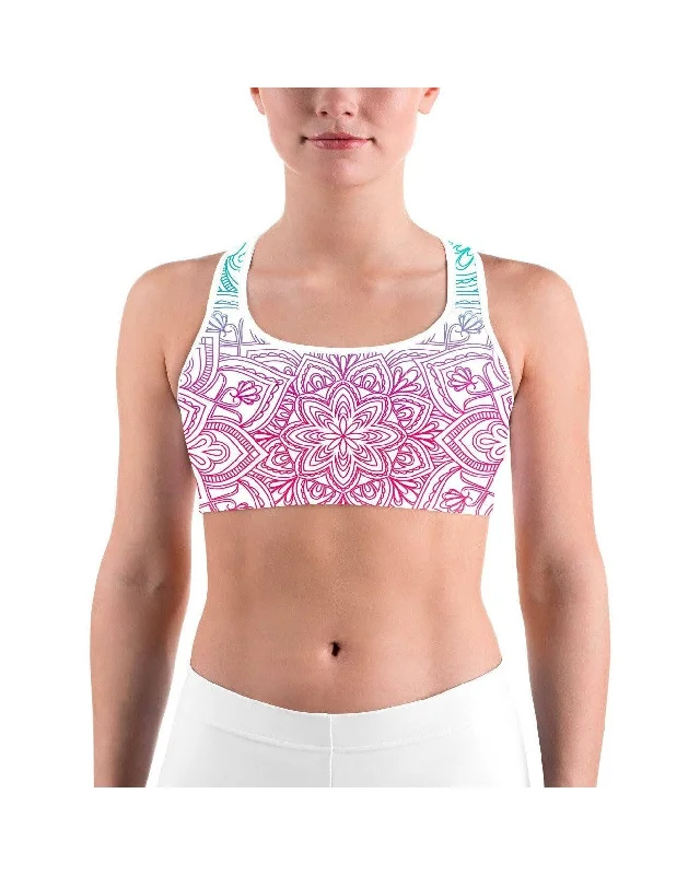 Bright Mandala Sports bra Athletic Women's High - 