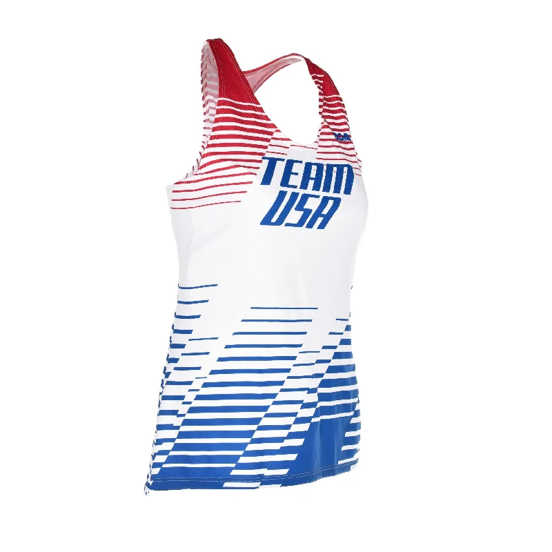 Women's Vapor Lite Interval Singlet - Team U.S.A Street