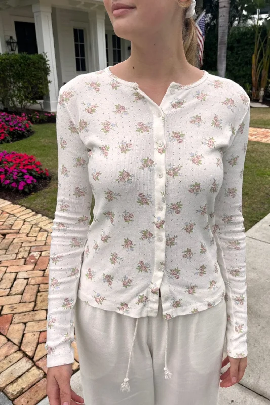 Zelly Roses Eyelet Top Dapper Women's Bow - adorned