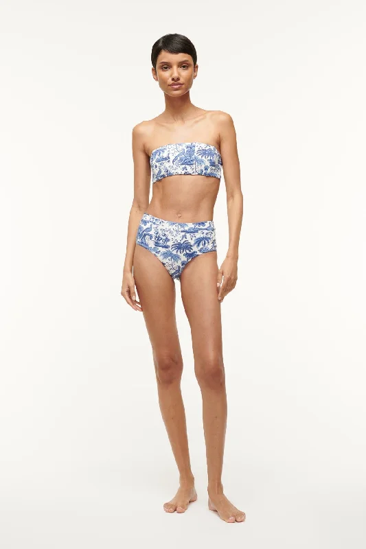 DEVON HIGH RISE BIKINI BOTTOM | BLUE TOILE Business