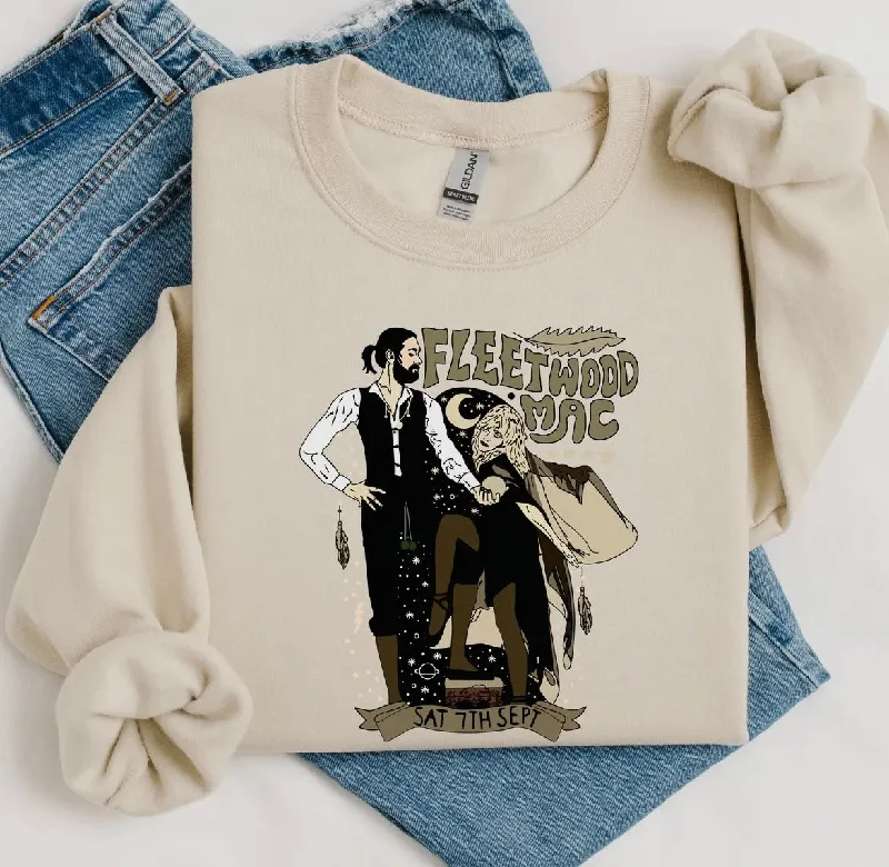 Groovy Band Crewneck- Online Exclusive Cashmere