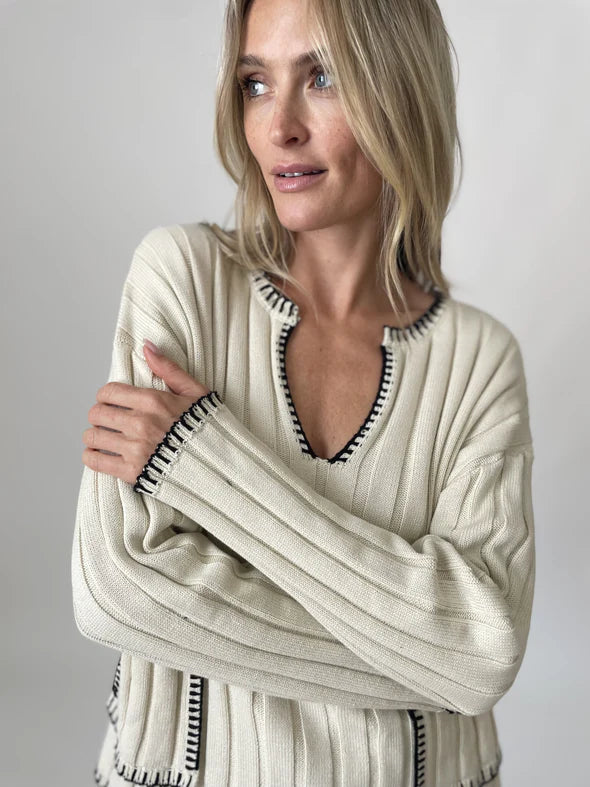 Bone Northport Sweater Practical Women's Multi - 