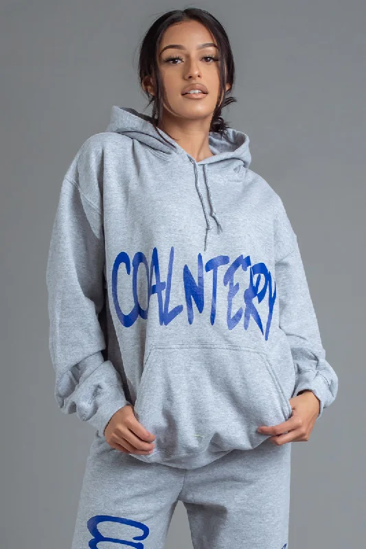 浅灰蓝碳纳米管覆层连帽衫 Sleek Women's 