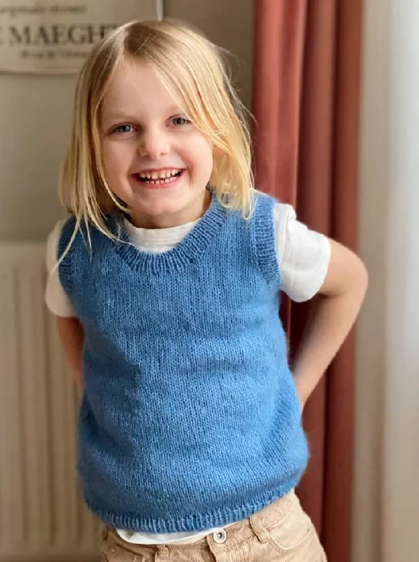 Stockholm Slipover for kids by PetiteKnit, No 1 yarn kit (excl pattern) Bold Women's Statement