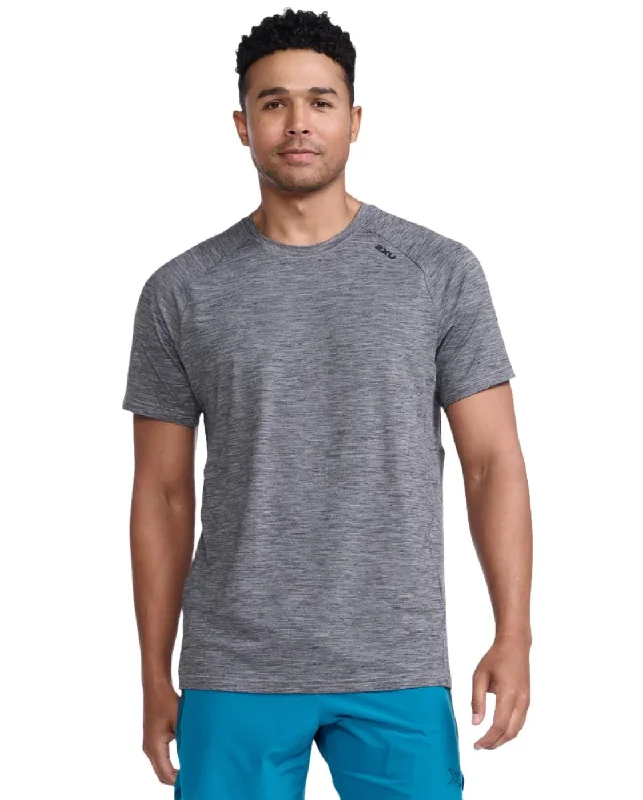 2XU Motion Tee Harbor Men's T-Shirt (Mist/Black)