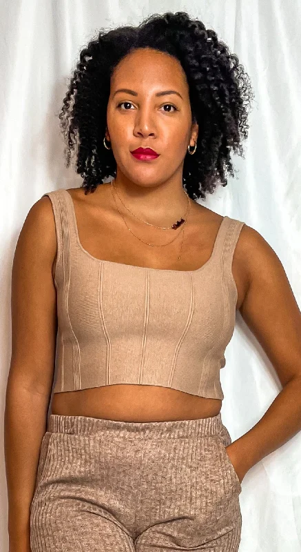 Rebecca Corset Top (beige) Vintage Women's 1970S 