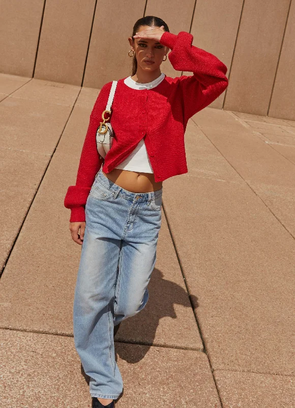 Daphne Knit Cardigan - Cherry Cool Women's Skate