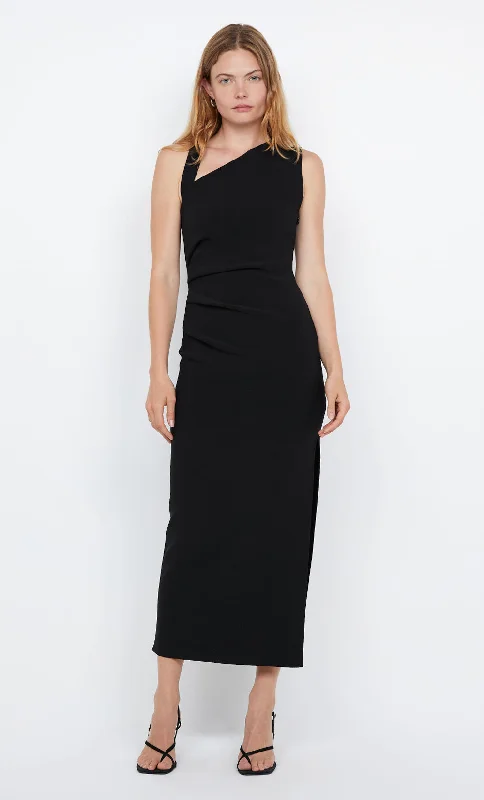 LETTY MIDI DRESS - BLACK Contemporary 