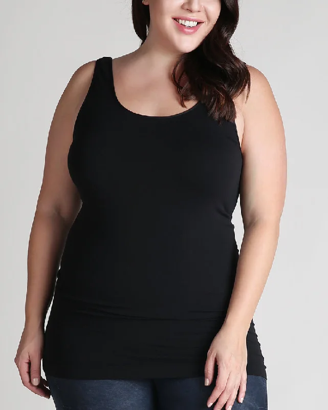 Nikibiki Plus Size Basic Colors Jersey Tank Top Cami 5178X Disco