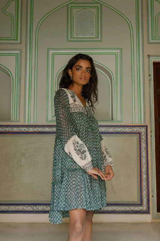 Rooh Mini Dress ~ Pine Dynamic Women's Moto