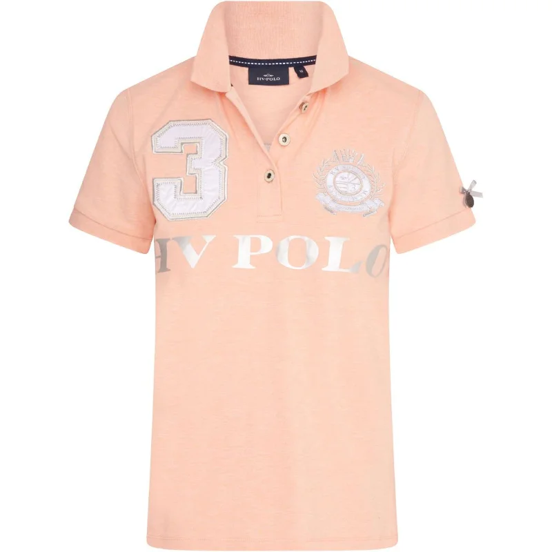 HV Polo Polo Favouritas EQ SS Orange Heather Sleek Women's Metallic