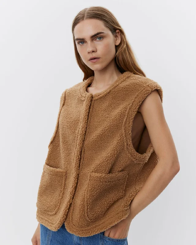 MORGANSW VEST - Camel Practical Women's Quick - dry