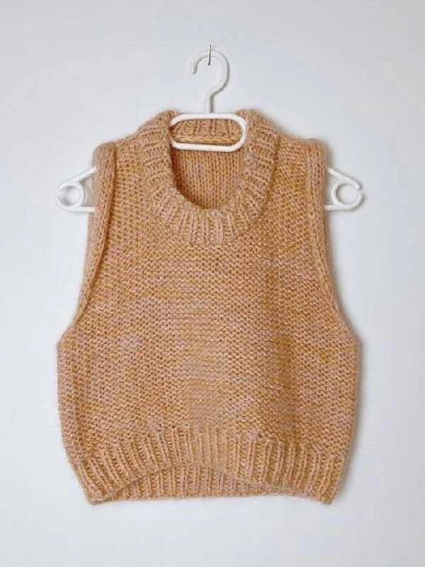 Mega Saga Vest by Spektakelstrik, knitting pattern Polished Women's Silk