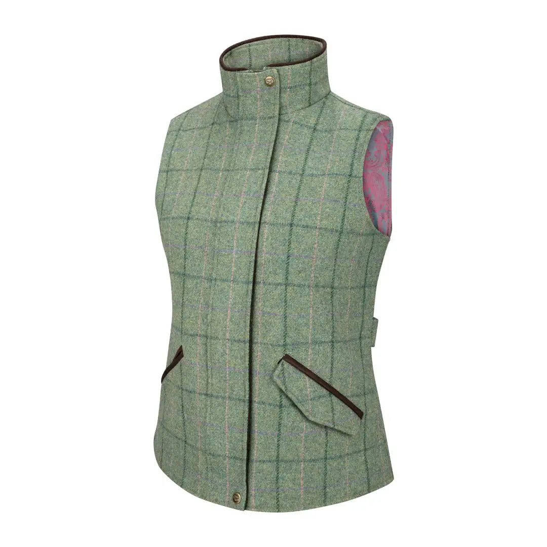 Hoggs of Fife Roslin Ladies Technical Tweed Waistcoat Laid - back Women's Style