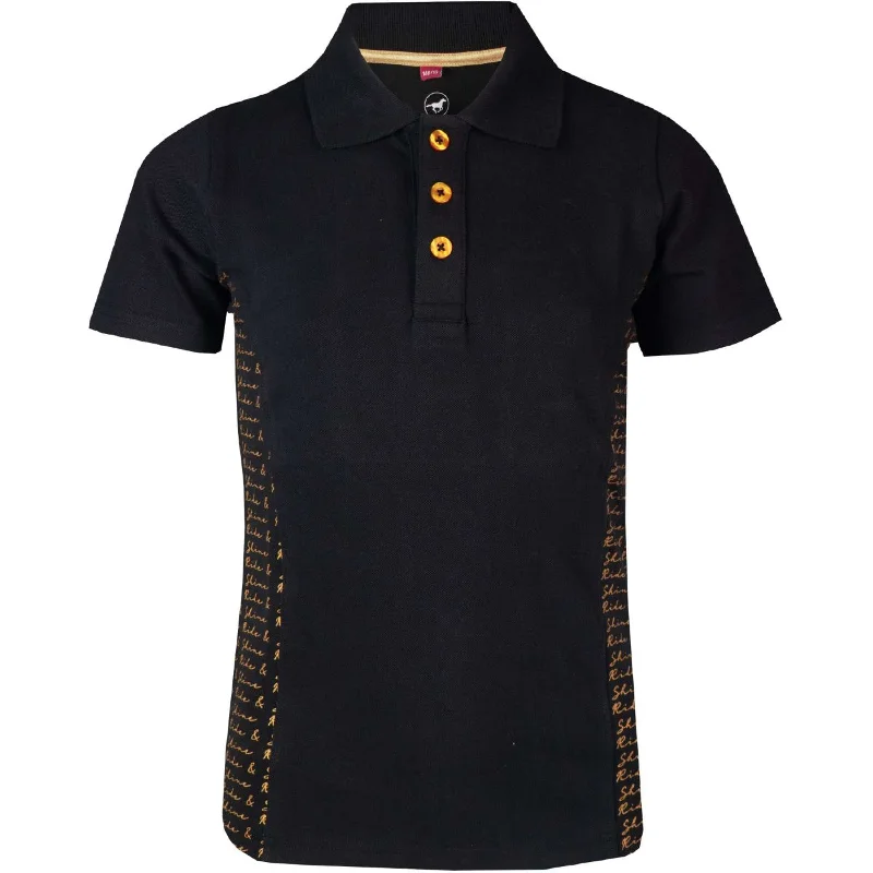 Red Horse Polo Venice noir/Rose Unique Women's Upcycled