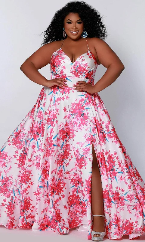 Sydney's Closet - CE2206 Floral Sleeveless Maxi Dress Vacation