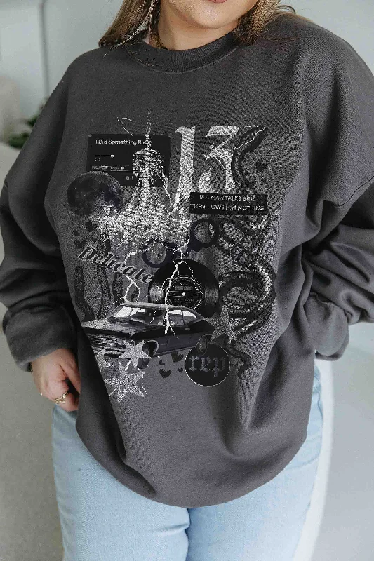 Delicate Collage Sweatshirt