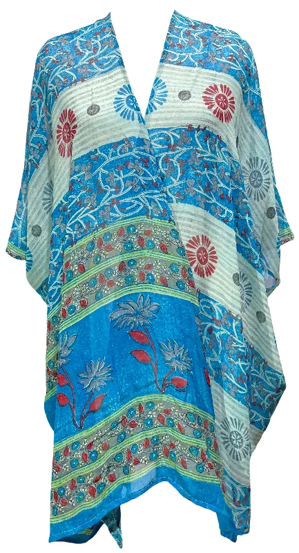 PRG5143 Sheer Avatar Pure Silk Cardigan Elegant Women's Formal 