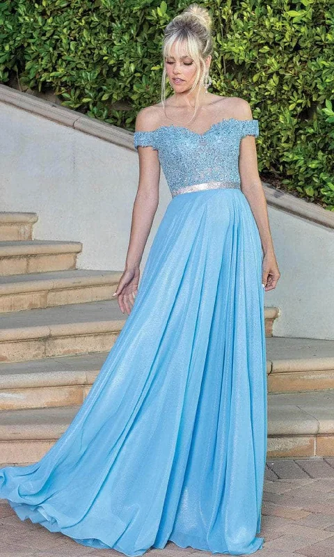 Dancing Queen 4222 - Off- Shoulder A-line Gown