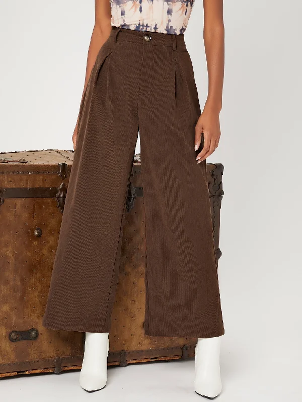 Casual Plain Zipper High Waist Long Women Pants Luxurious Women's High -  end